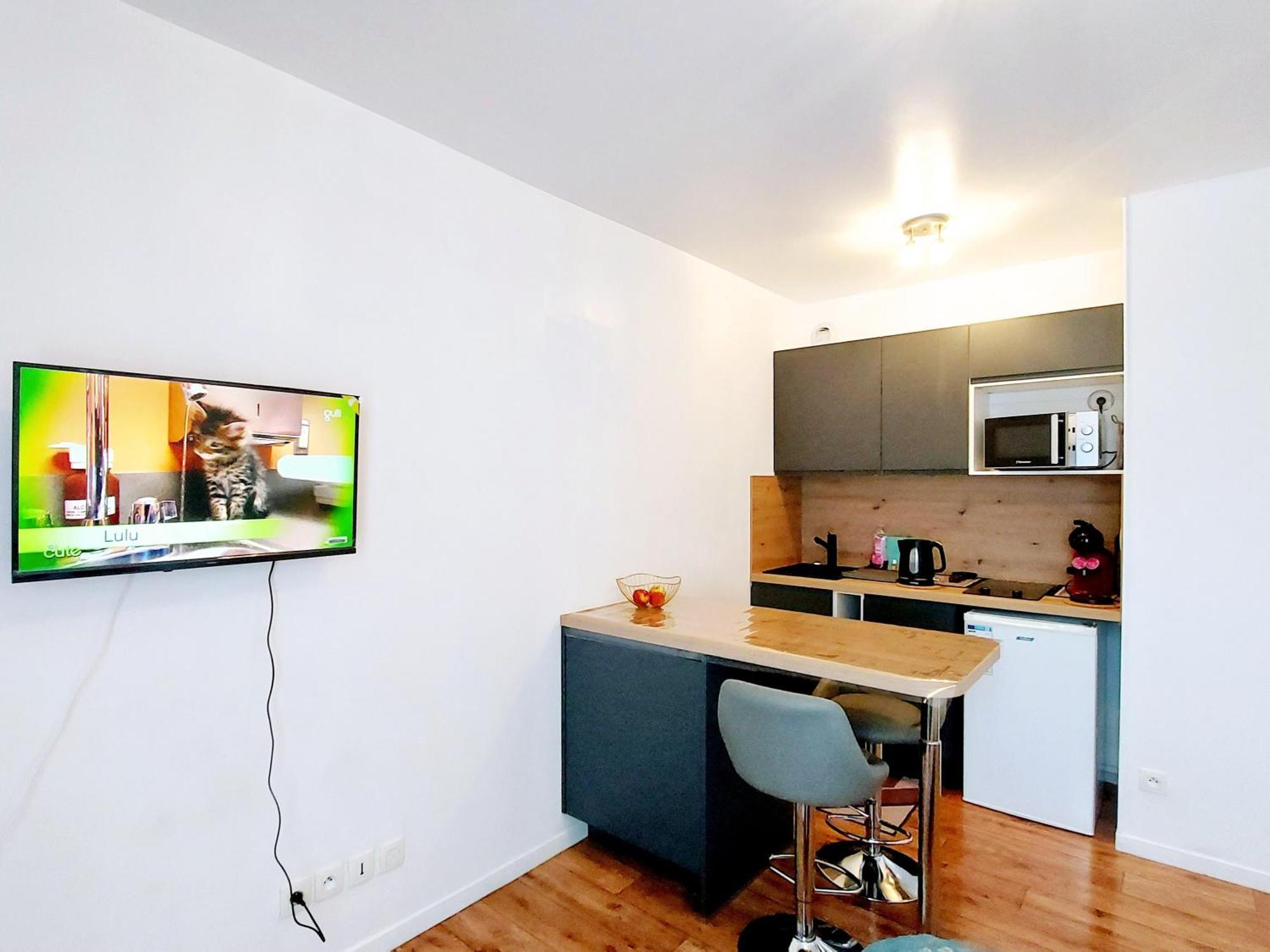 Studio Alpha - 2Min By Train To Disneyland Or 20Min Walk - 5Min Walk To "Val D'Europe" Station 蒙泰夫兰 外观 照片