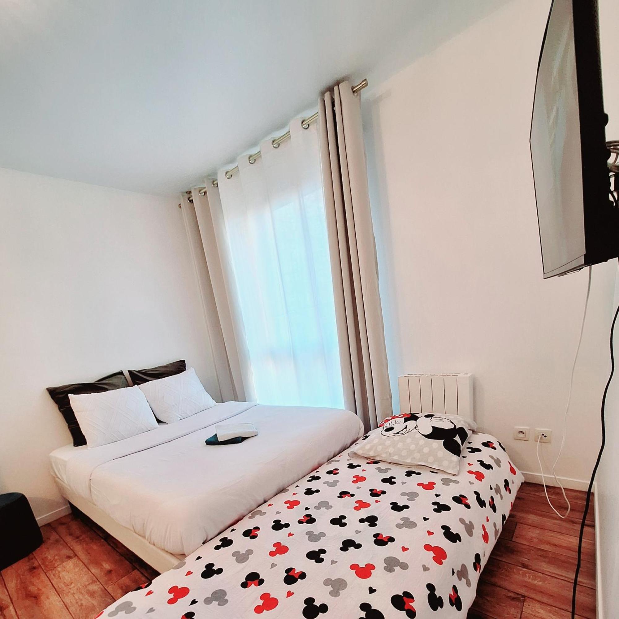Studio Alpha - 2Min By Train To Disneyland Or 20Min Walk - 5Min Walk To "Val D'Europe" Station 蒙泰夫兰 外观 照片